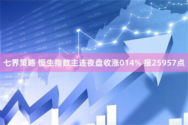 七界策略 恒生指数主连夜盘收涨014% 报25957点